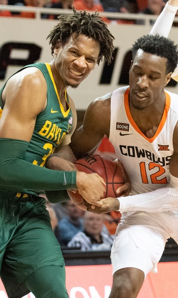 No. 2 Baylor wins 14th straight, tops Oklahoma State 75-68